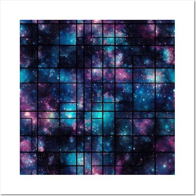 Infinite Continuum - Infinite Nebula Seamless Pattern Wall Art by nelloryn